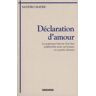 Déclaration d'amour