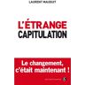 Laurent Mauduit L'Étrange Capitulation