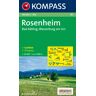 Rosenheim, Bad Aibling, Wasserburg Am Inn: Wander- Und Bikekarte. Gps-Genau. 1:50.000