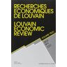 Recherches économiques de Louvain, n° 2 (2012) de boeck De Boeck