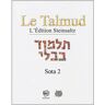 Le Talmud : l'édition Steinsaltz. Vol. 18. Sota. Vol. 2  adin steinsaltz Biblieurope