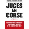 Juges en Corse  collectif, jean-michel verne R. Laffont