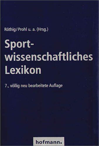 Peter Röthig Sportwissenschaftliches Lexikon