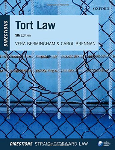 Vera Bermingham Tort Law Directions