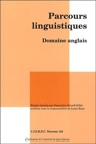 Geneviève Gillet Parcours Linguistiques: Domaine Anglais