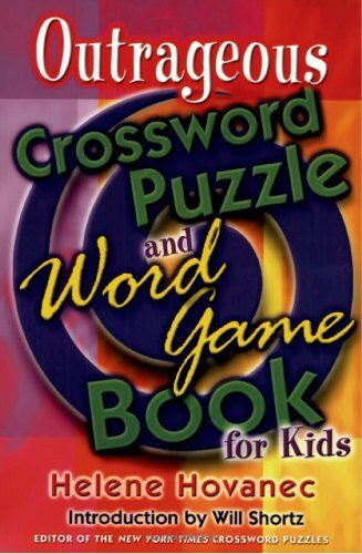 Helene Hovanec Outrageous Crossword Puzzle And Word Game Book For Kids
