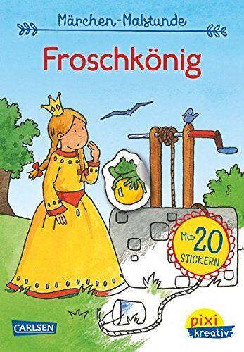 Pixi Kreativ 72: Meine Märchen-Malstunde: Froschkönig: Malbuch Mit Stickerbogen
