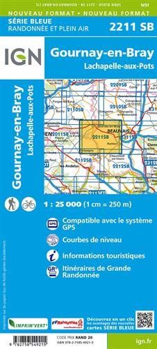 Collectif Gournay-En-Bray.Lachapelle-Aux-Pots 1:25 000