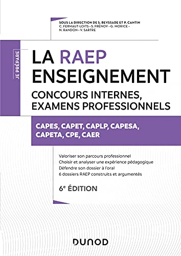 Christine Fermaut-Loits La Raep Enseignement - 6e Éd. Concours Internes, Examens Professionnels: Capes, Capet, Caplp, Caer, Pcea, Plpa, Cpe