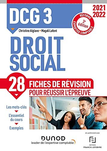 Christine Alglave Dcg 3 Droit Social - Fiches De Révision - 2021/2022: Réforme Expertise Comptable (2021-2022)