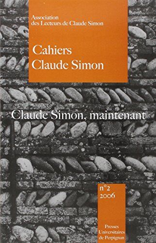 Jean-Yves Laurichesse Cahiers Claude Simon, N 2 :