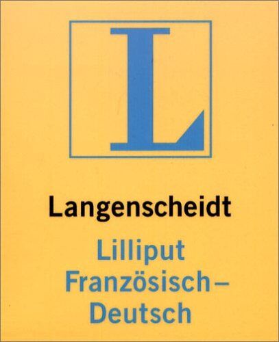 Redaktion Langenscheidt Langenscheidt Lilliput Wörterbücher, Nr.83, Französisch-Deutsch