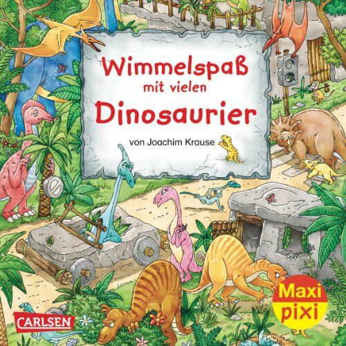 Joachim Krause Maxi-Pixi Nr. 98: Wimmelspaß Mit Vielen Dinosaurier