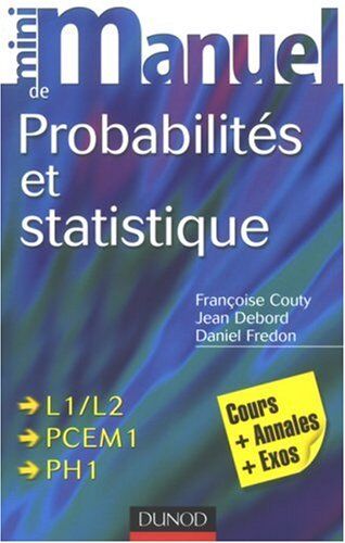 Françoise Couty-Fredon Mini Manuel De Probabilités Et Statistique : Cours + Qcm/qroc