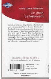 Un Drole De Testament Rge.Pas.1202 (Sentimental)