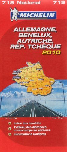 Michelin Allemagne, Benelux, Autriche, République Tchèque : 1/1000 000