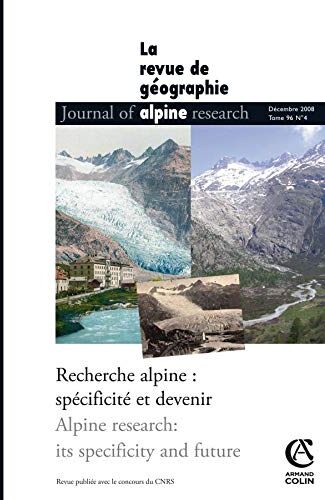 Revue De Géographie Alpine- Tome 96 (4/2008)