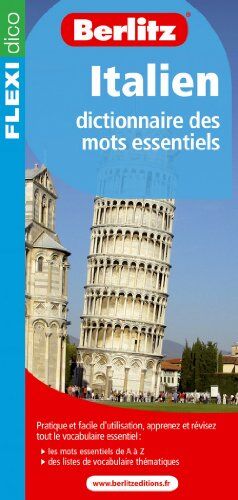 Berlitz Italien : Dictionnaire Des Mots Essentiels