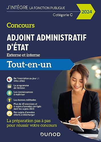 Audrey Charmont Concours Adjoint Administratif D'Etat - 2024 - Externe Et Interne: Tout-En-Un