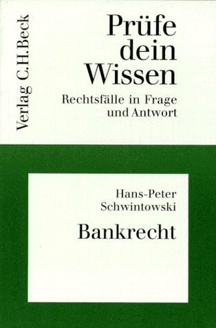 Prüfe Dein Wissen, H.26, Bankrecht