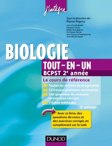 Pierre Peycru Biologie 2e Année Bcpst Tout-En-Un