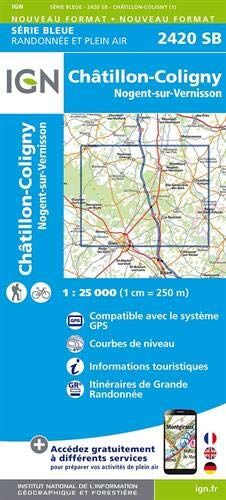 Collectif Châtillon-Coligny-Nogent-Sur-Vernisson 1:25 000