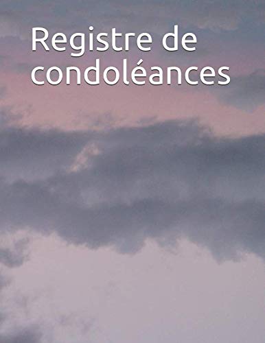 Souvenir, Guid Guide FX Registre De Condoléances