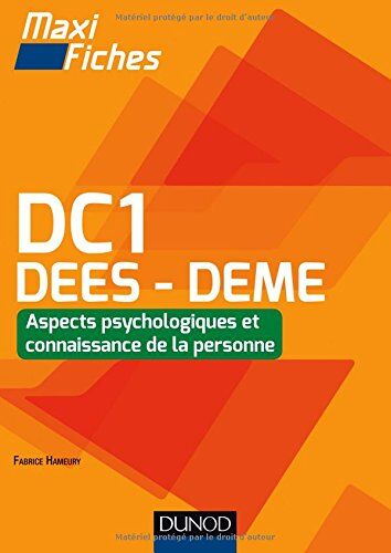 Laurence Hameury Dc1 Dees-Deme : Aspects Psychologiques Et Connaissance De La Personne