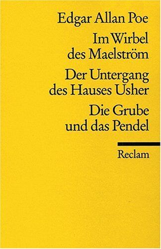 Poe, Edgar A Im Wirbel Des Maelstroem Und Andere Novellen