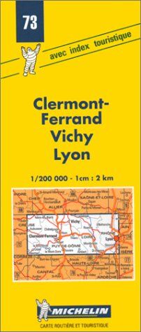 Michelin Travel Publications Clermont-Ferrand, Vichy, Lyon (Michelin Maps)