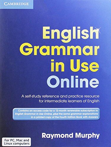 Raymond Murphy English Grammar In Use Online Access Code And Book With Answers Pack 4th Edition