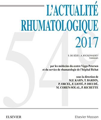 Thomas Bardin L'Actualité Rhumatologique 2017