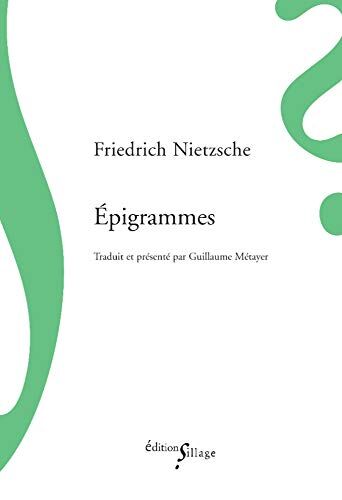 Friedrich Nietzsche Epigrammes