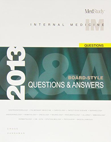 Medstudy Internal Medicine Board-Style Questions & Answers Package
