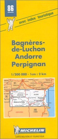 Michelin Travel Publications Bagneres-De-Luchon, Andorre, Perpignan (Michelin Maps)