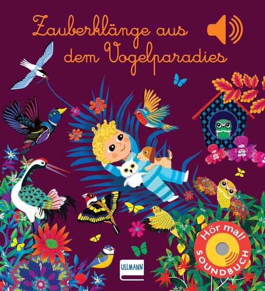 Emilie Collet Gutenachtklänge Aus Dem Vogelparadies: Soundbuch Mit 6 Sounds   Fantasievolle Klänge Zum Einschlafen Für Kinder Ab 12 Monaten