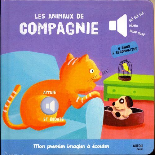 Christophe Boncens Animaux De Compagnie - Nouvelle Édition (Collection Mon Premier Imagier À Écouter)