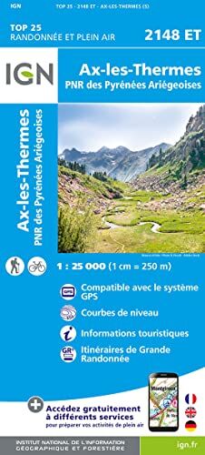 Collectif Ax-Les-Thermes 1:25 000: 1:25000