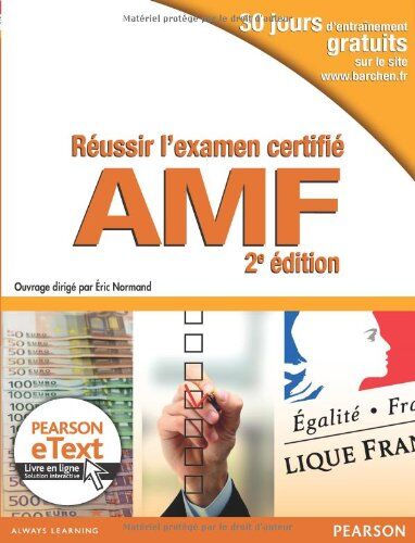 Eric Normand Réussir L'Examen Certifié Amf