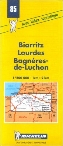 Michelin Travel Publications Michelin Karten, Bl.85 : Biarritz, Lourdes, Bagneres-De-Luchon (Michelin Maps)