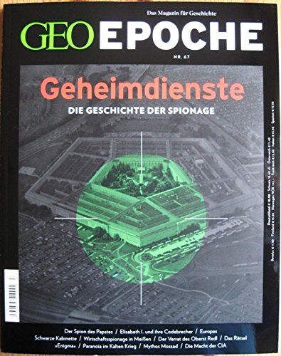 Peter-Matthias Gaede Geo Epoche 67/2014 - Geheimdienste