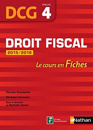 Patricia Chauderlot Droit Fiscal 2015/2016 Dcg