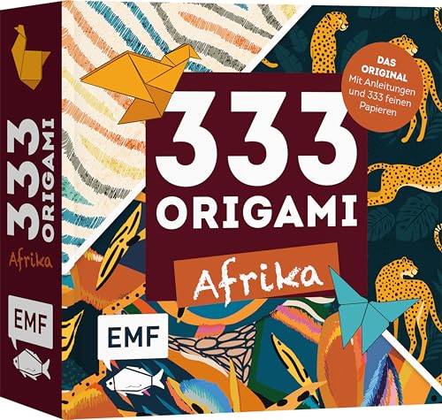 333 Origami ? Faszination Afrika ? Farbenfrohe Papiere Falten: Das Original: Mit Anleitungen Und 333 Feinen Papieren: Hochwertiges Origami-Papier Mit Leuchtenden Ethno-Motiven