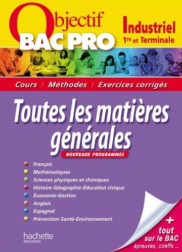 Jean-Pierre Durandeau Toutes Les Matières Générales 1e Et Tle Bac Pro Industriel