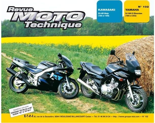 ETAI Revue Moto Technique 102.3 Kawasaki ZX6R / Yamaha XJ 900 S