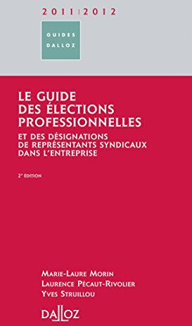 Le guide des élections professionnelles et des désignations de représentants syndicaux dans l'entrep Marie-Laure Morin, Laurence Pécaut-Rivolier, Yves Struillou Dalloz