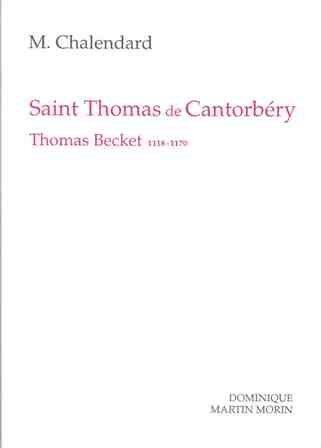 Saint Thomas de Cantorbery  m.chalendard Martin Morin