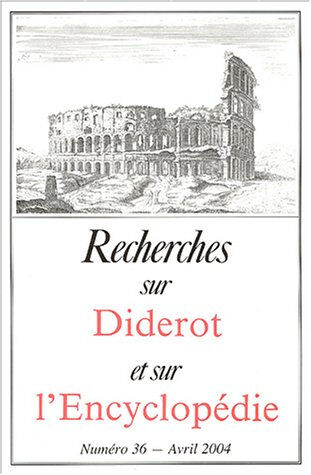 Recherches sur Diderot et sur l'Encyclopédie, n° 36 chartier, pierre Société Diderot