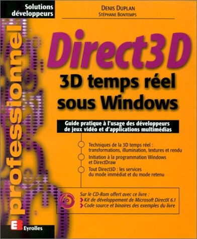 Direct 3D : 3D temps réel sous Windows Denis Duplan, Stéphane Bontemps Eyrolles