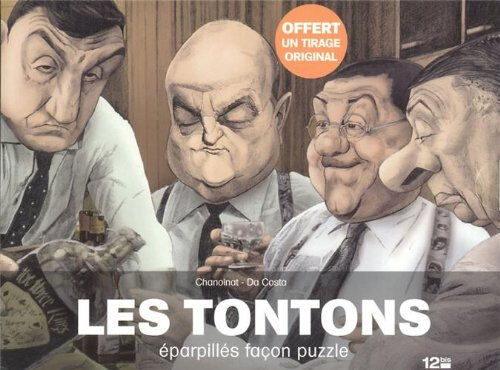 Etui Les tontons éparpillés façon puzzle, Les barbouzes Philippe Chanoinat, Charles Da Costa 12 bis